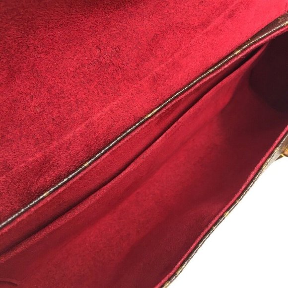 LOUIS VUITTON Monogram Sonatine Width Hand Bag MonogramCanvas Brown - Picture 4 of 11